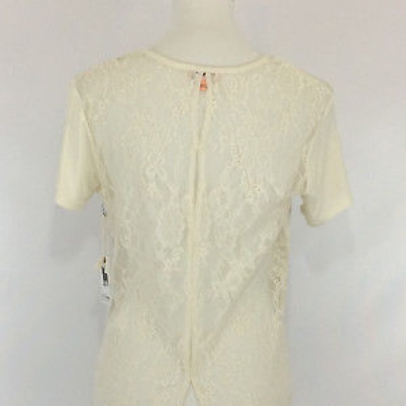 PJ Salvage Lace Back Tee V-Neck - Picture 3 of 8